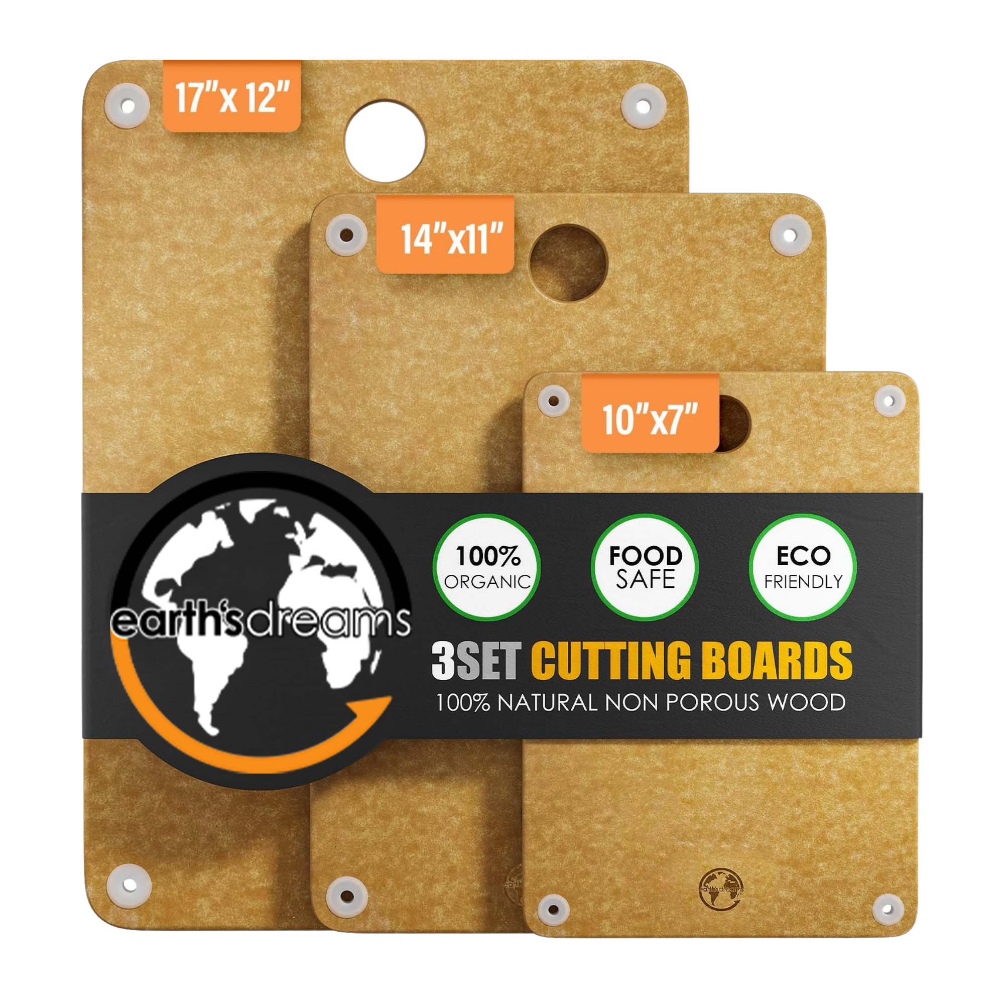 Earth's Dreams premium cutting board set